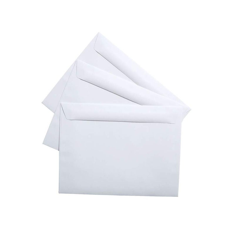 Staples 473009 Wove Side-Opening Booklet Envelopes 9-Inch X 12-Inch White 100/Bx - Image 3